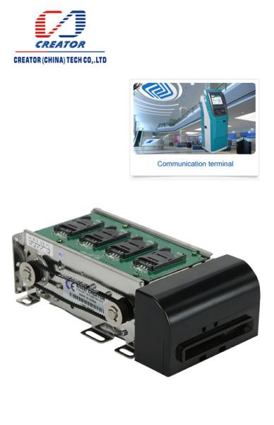 Automatic Insertion Card Reader , Access Control IC Card Reader With EMV