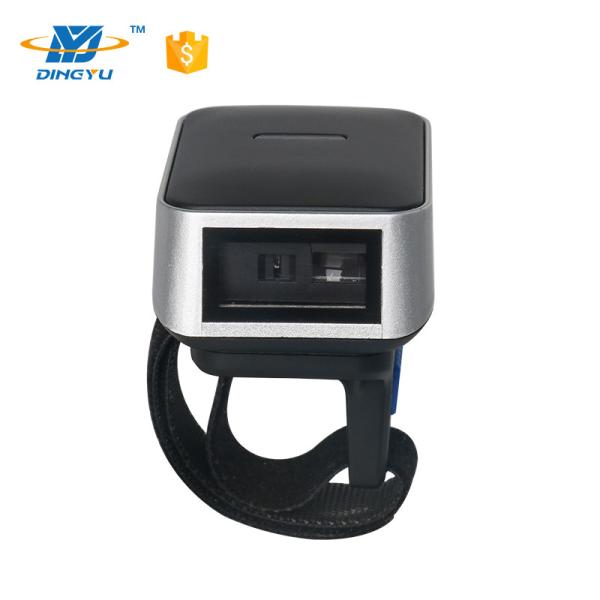 Quality Mini Bluetooth Finger Scanner , Ring Type 1D Wireless USB Barcode Reader DI9010-1D for sale