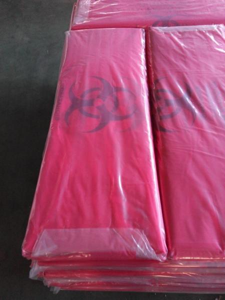 polyethylene disposal asbestos bag 33" X 50" X 6mil, Asbestos waste polyethylene disposal bag, Disposal Plastic Bag for