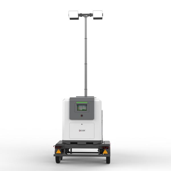 4000W 150000LM Mobile Led Lighting Tower AC Input 135Kw Portable Generator Lights