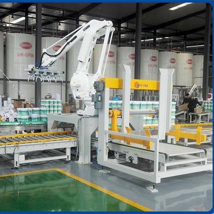 Quality 8s/Cycle 1200x1200 Automatic Case Palletiser With Dynamic Display for sale