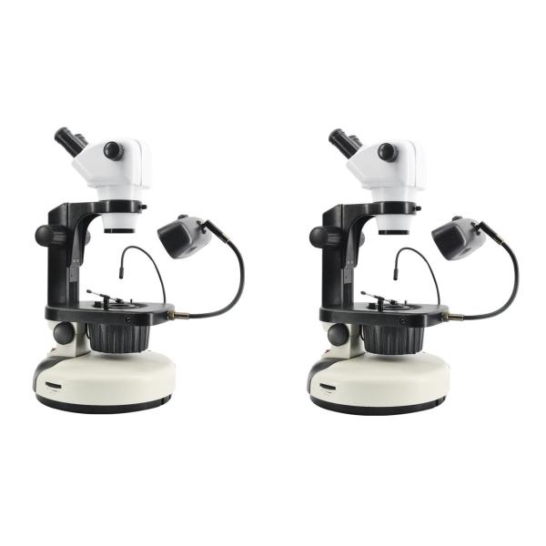 7W Fluorescent Light Microscope , Compensated Polarized Light Microscopy 12X -