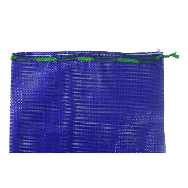 Orange PP PE Monofilament Yarn Nylon Garlic Mesh Bag for Packing Firewood
