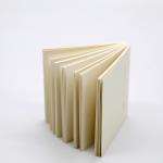 Cream Paper Sticky Note Memo Pad Square Mini Size With Top Glue Easy Tear Off
