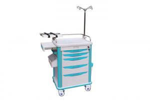 China Simple Style Plastic Medical Emergency Trolley Cart Back Without Accessory  (ALS-ET118J) wholesale