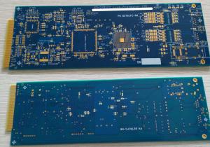 6 Layers FR4 Prototyping PCB ENIG Surface Hard Plating Gold Finger 10u