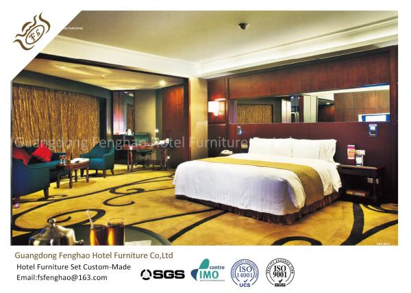 Quality Classical Style Luxury Customized  Hotel Bedroom Furniture Set High Density Form With Fabric Sofa Set for sale