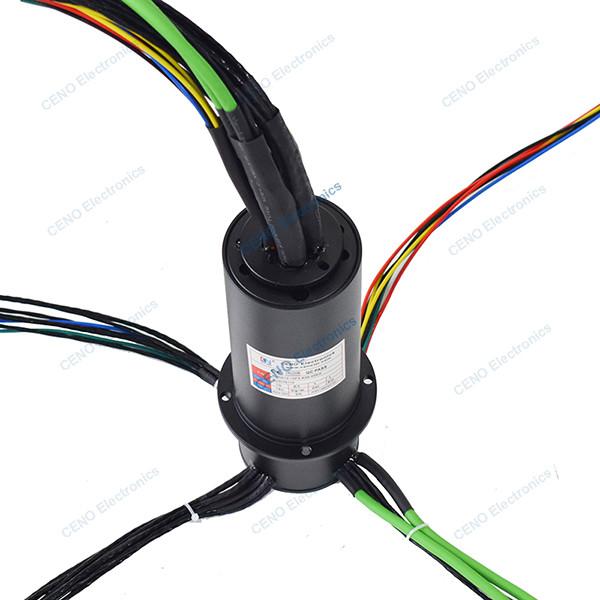 Quality Low Temperature Ethernet Signal Slip Ring with multi-channels electric power for sale