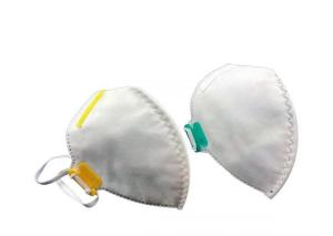 Latex Free Elastic Strap Vertical Foldable Ffp1 Dust Mask Environment Friendly