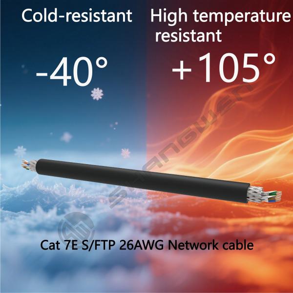 Cat 7 SFTP Shielded 10Gbps 600MHz Ethernet RJ45 Network 4pair CE UL Multiple Copper 100% Oxygen-free Copper RJ45 Cat7 Cable