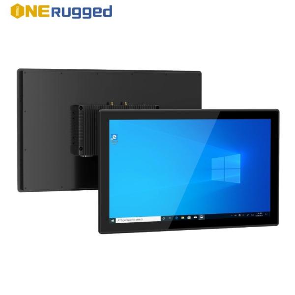 P21J 21.5 Inch Rugged Fanless Server Touch Screen Panel PC with Win10/11 and