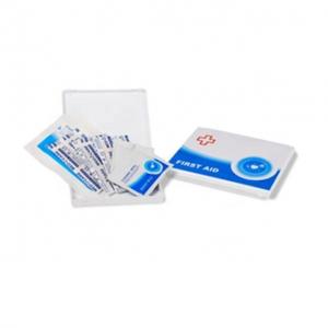 China Workplace Portable First Aid Kit 5 Person Home Care White Mini Survival 12x9.5x1.2cm on sale