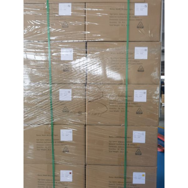 Australian Standard Class 1 Traffic Sign PVC Controller Corflute Multi Message Signs 600x600mm