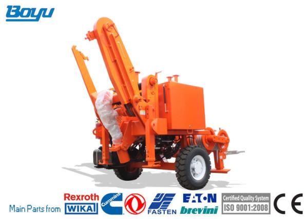 Quality TY40 Overhead Line Stringing Tools 40kN Hydraulic Puller Diesel 77kw 103hp for sale