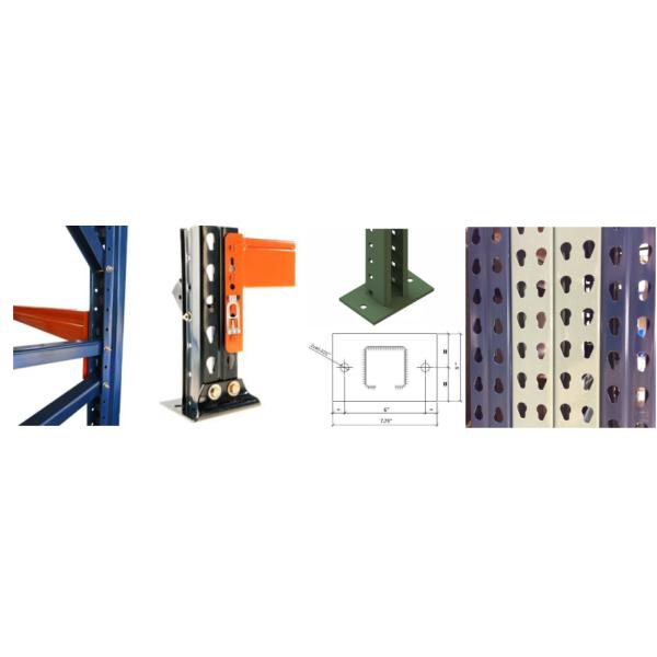 Teardrop Rack Upright Rolling Forming Machine GI 90mm Shaft