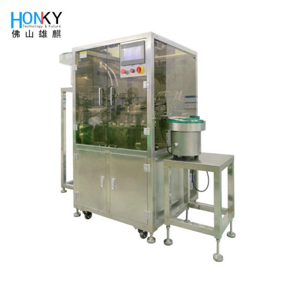 Quality 2400 BPH 10ml Cream Filling And Capping Machine With Ceramic Pump for sale