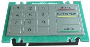 China Rear Panel Mount Metal Numeric Vending Machine Keypad With USB Interface 4 by 4 keypad on sale