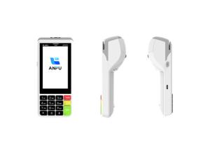 China ANFU Smart Android Handheld POS Terminal With Barcode Scanner EMV PCI Certified on sale