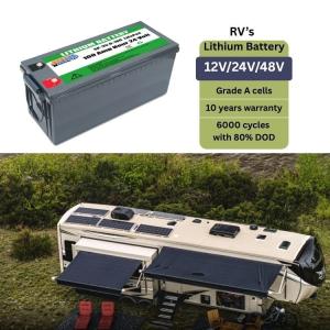 China Reliable RV Camper Battery 24V400Ah Off Grid Solar RV Battery wholesale