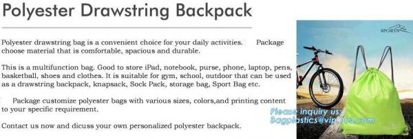 backpack, storage laundry basket, cooler bag, cosmetic bag, sport bag, beach tote bag, lunch bag, bagplastics, bagease