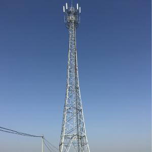 China GR8.8 Lattice Cell Phone Tower Telecom Self Supporting Hot Dip wholesale