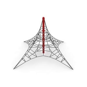 Pyramid Playset Custom Climbing Net 8x8x6m For Playground Equipments