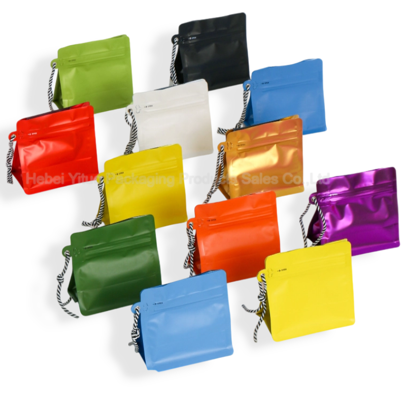 Plastic Stand Up Flexible Pouch Packaging Customized Color