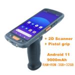 Android 11 4G Rugged Wireless Handheld PDA with 1D 2D QR Barcode Scanner