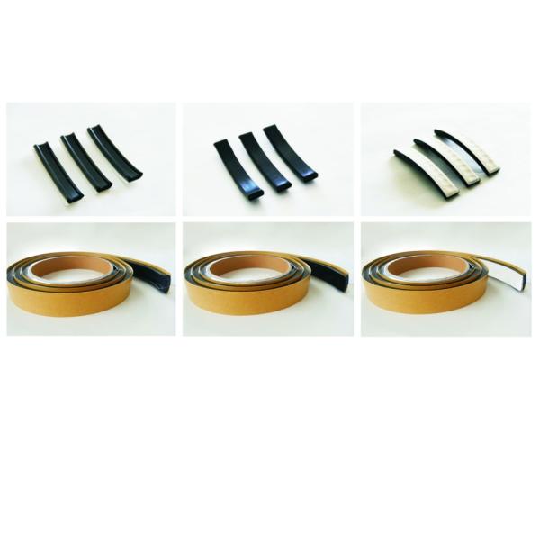 Aluspacer composite rubber spacer for glass unit