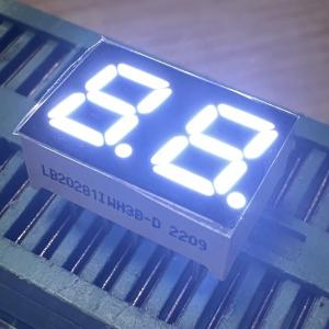 China Super Bright White 2 Digit 7mm 7 Segment LED Display Common Cathode for Home Appliances wholesale