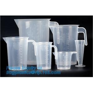 1L Clear measurement glass graduated cylinder jug for labor usage 200ml/400ml