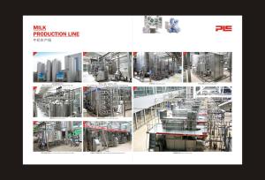 Full Complete Milk Production Line With Milk Receiving / Stabilization System