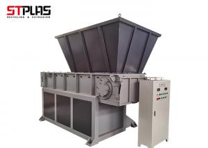 China Pe 30kw Industrial Waste Shredder With Hydraulic Conveyor wholesale