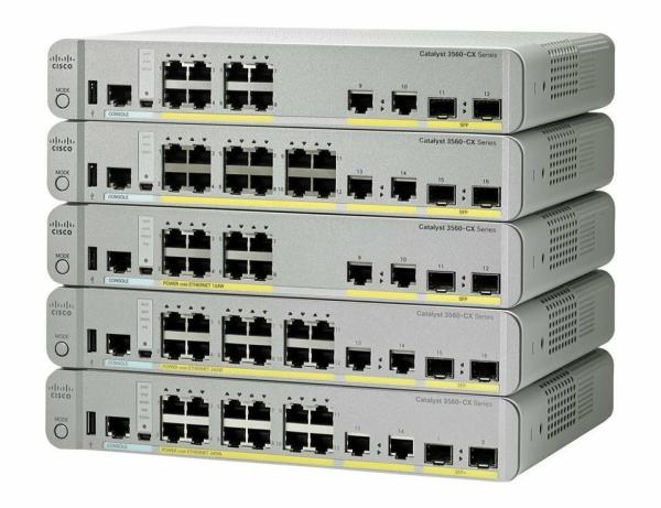 Quality WS-C3560CX-12TC-S Network Processing Ethernet Switch 3560-CX 12 Port Poe Switch for sale