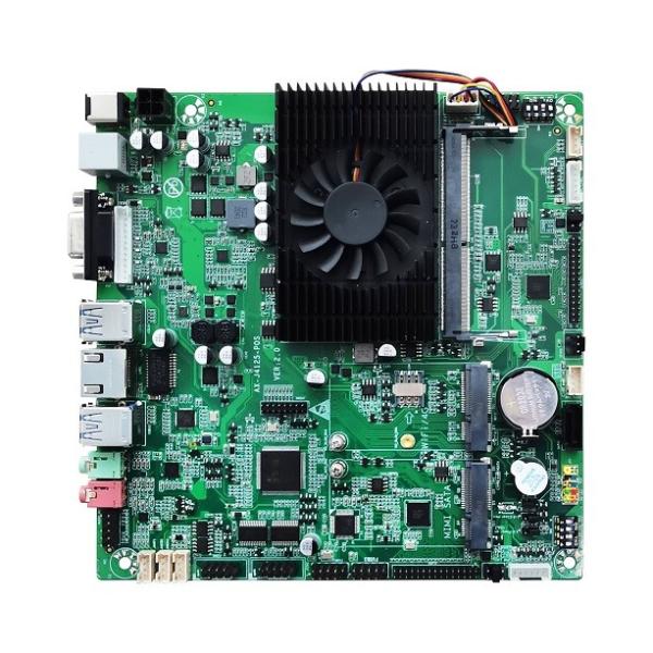 Celeron J4125 Mini ITX Motherboard DDR4 Pc Motherboard with Processor Quad Core