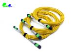12F Elite MTP APC Trunk Cable MTP - MTP OS2 G657A1 9 / 125μm 3.0mm Yellow LSZH