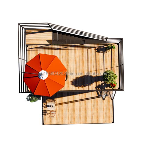 Galvanized Steel Main Structure Modern Luxury Chinese Prefabricated Steel Villa for Easy Assembly in Outdoor Environment