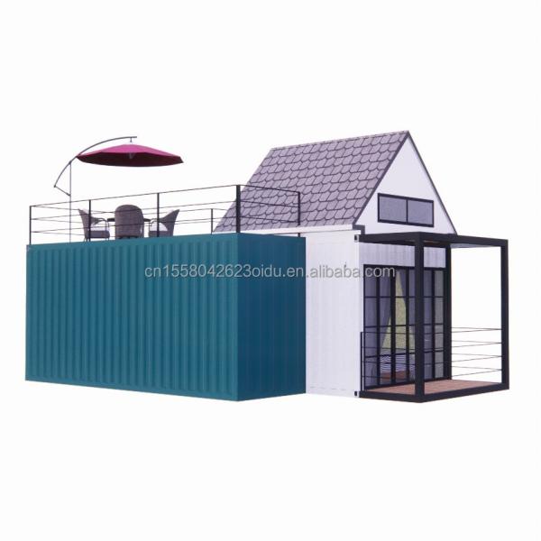 Family of Three 20ft Luxury 5m High Duplex Container Mobile House with Wall Alternatives and Aluminum Alloy Windows