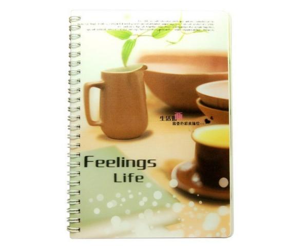 Quality PLASTIC LENTICULAR Custom Logo PP PET Plastic Cover 3D Lenticular Notebook with 3d flip zoom animation morphing effect for sale
