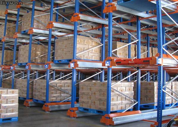 Quality Automatic Pallet Racks Storage Racking Radio Shuttle Racking For Warehouse for sale