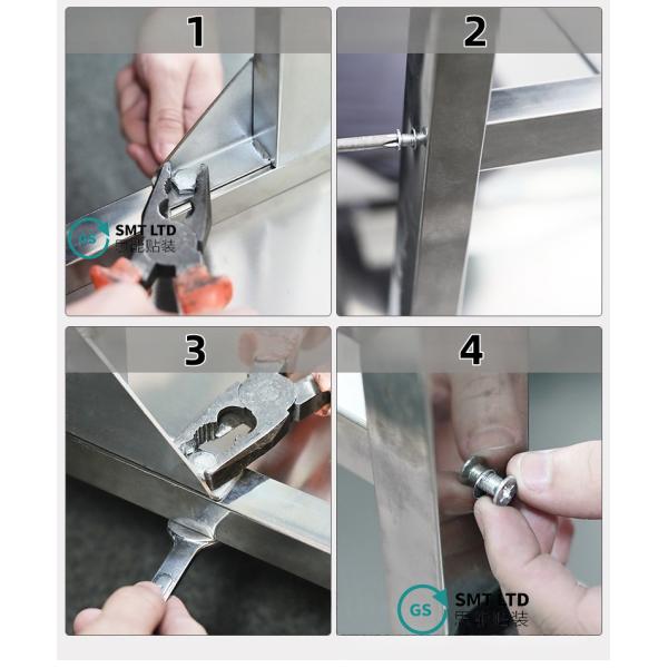 SMT ESD Reel Storage Shelving Rack Trolley Cart