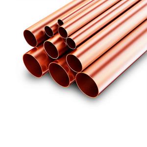 China 10 Foot Round Copper Pipe Tubing Straight 99.9% OD 2mm-914mm wholesale