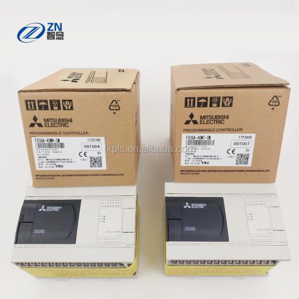 Quality 16 Bit Mitsubishi PLC Module Programmable Logic Controller FX3GA-60MR-CM for sale