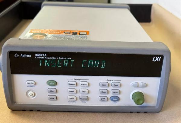 Quality Keysight Agilent 34972A LXI Data Acquisition Unit with 1 Gbit LAN and USB 2.0 Fully Tested for sale