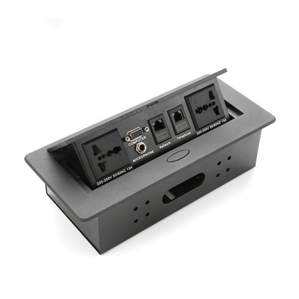 Customized Module USB Air Support Tabletop Power Table Socket / Conference Table
