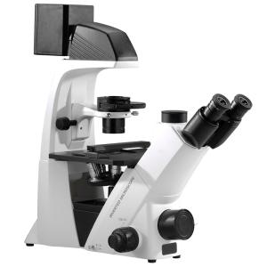 China Trinocular Inverted Biological Microscope WF10X PlA14.2605 Kohler Illumination wholesale