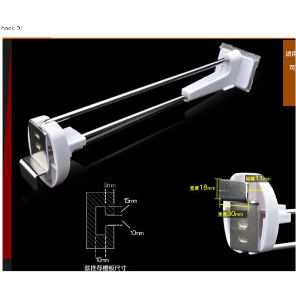 High quality anti-theft hook supermarket security hook digitals hook and Detacher Key
