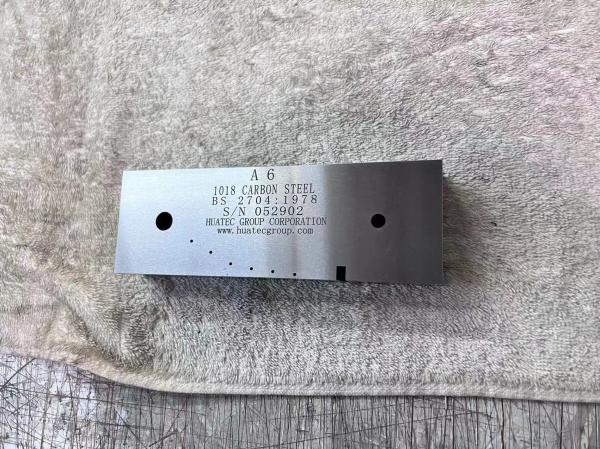 Quality 1018 Steel A6 Ultrasonic Test Block For Ultrasonic Calibration Testing for sale