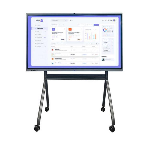 Quality 65 Inch Interactive Smart Whiteboard 3840x2160 4K Screen Panels With Android APPs Software for sale