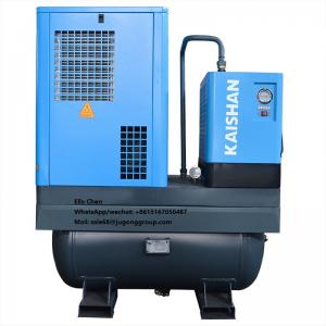 China 7.5 Kw All In One Rotary Screw Air Compressor With Dryer And Tank 8bar 10bar 13 Bar on sale